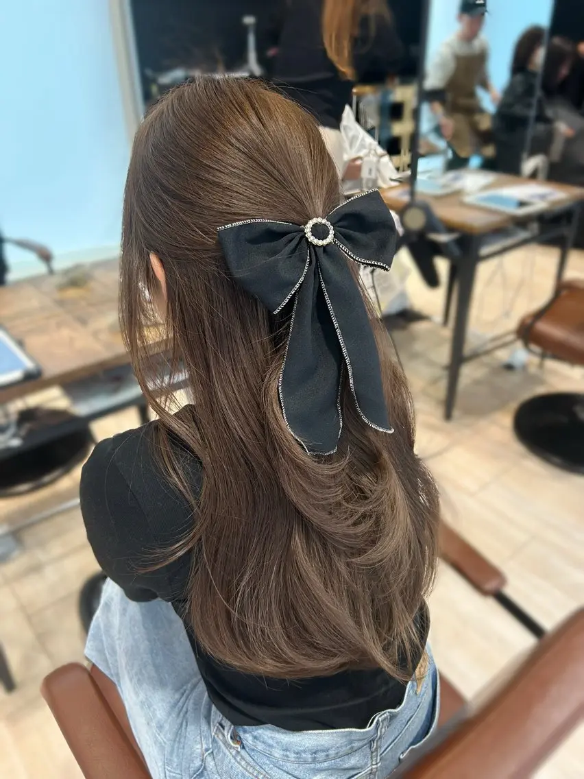 ロング ヘアセット 🎀大竹美侑/顔まわ りカット/レイヤーのヘアスタイル