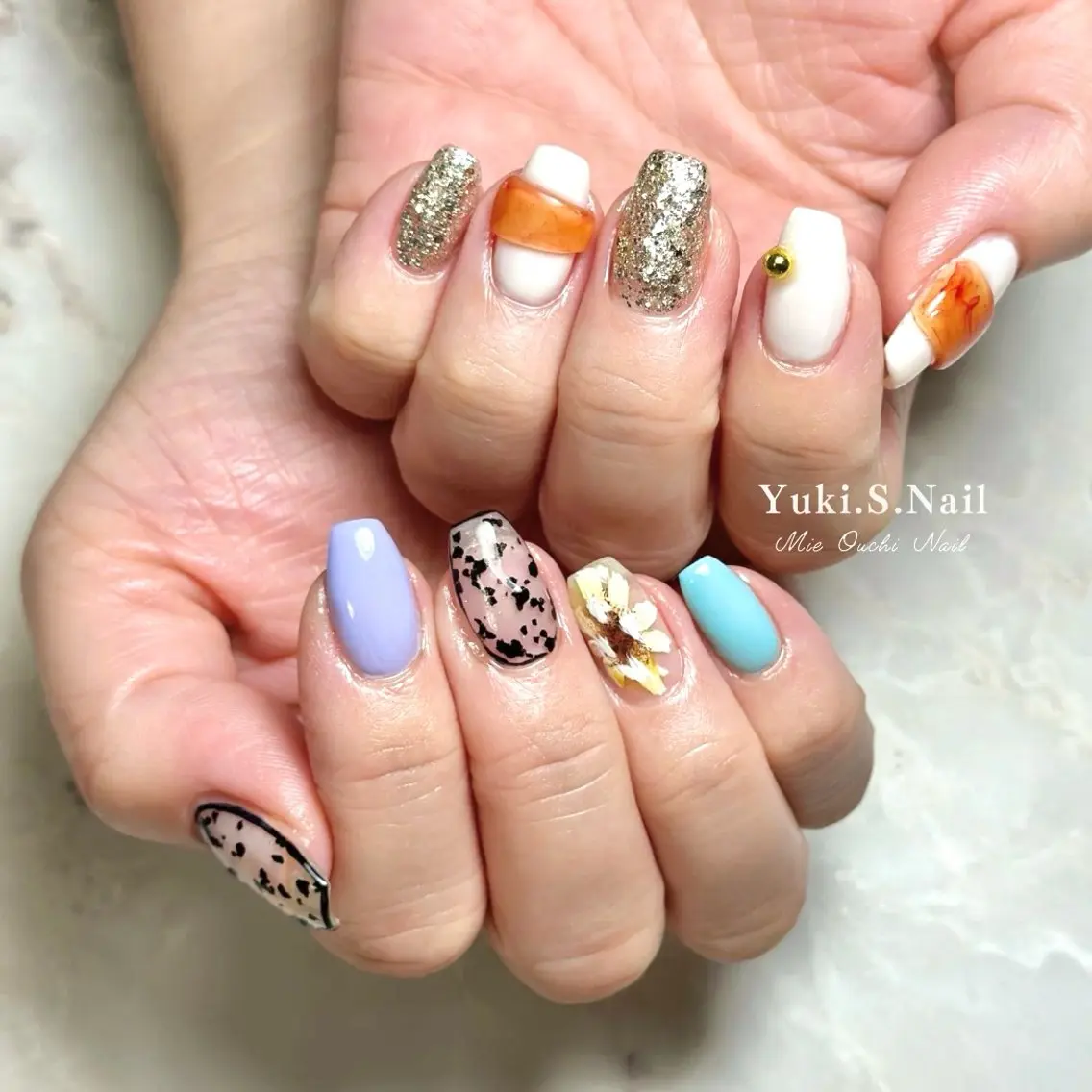 ショート ハンドネイル Yuki S.Nailのネイルデザイン