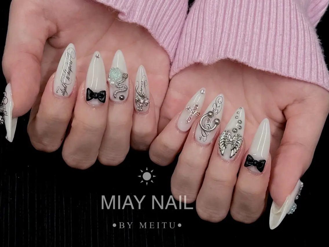 ネイル ハンドネイル 💜MIYA NAIL鶴見店のネイルデザイン