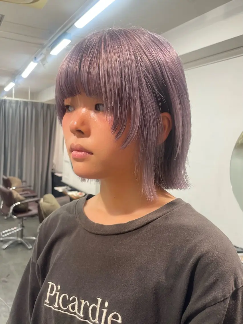 ミディアム ヘアカラー 野町好花 レイヤー/髪質改善のヘアスタイル