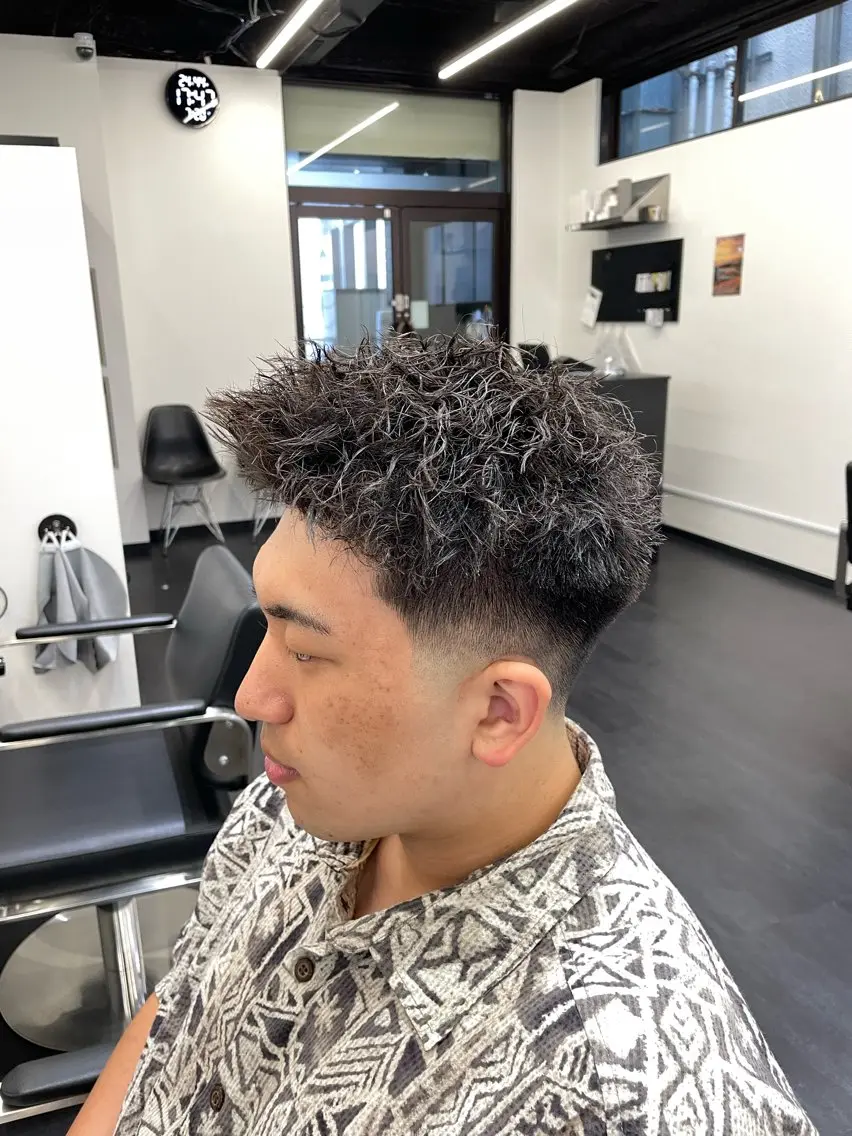 ショート カット パーマ 🔥メンズ超特化🔥 青木海斗のヘアスタイル