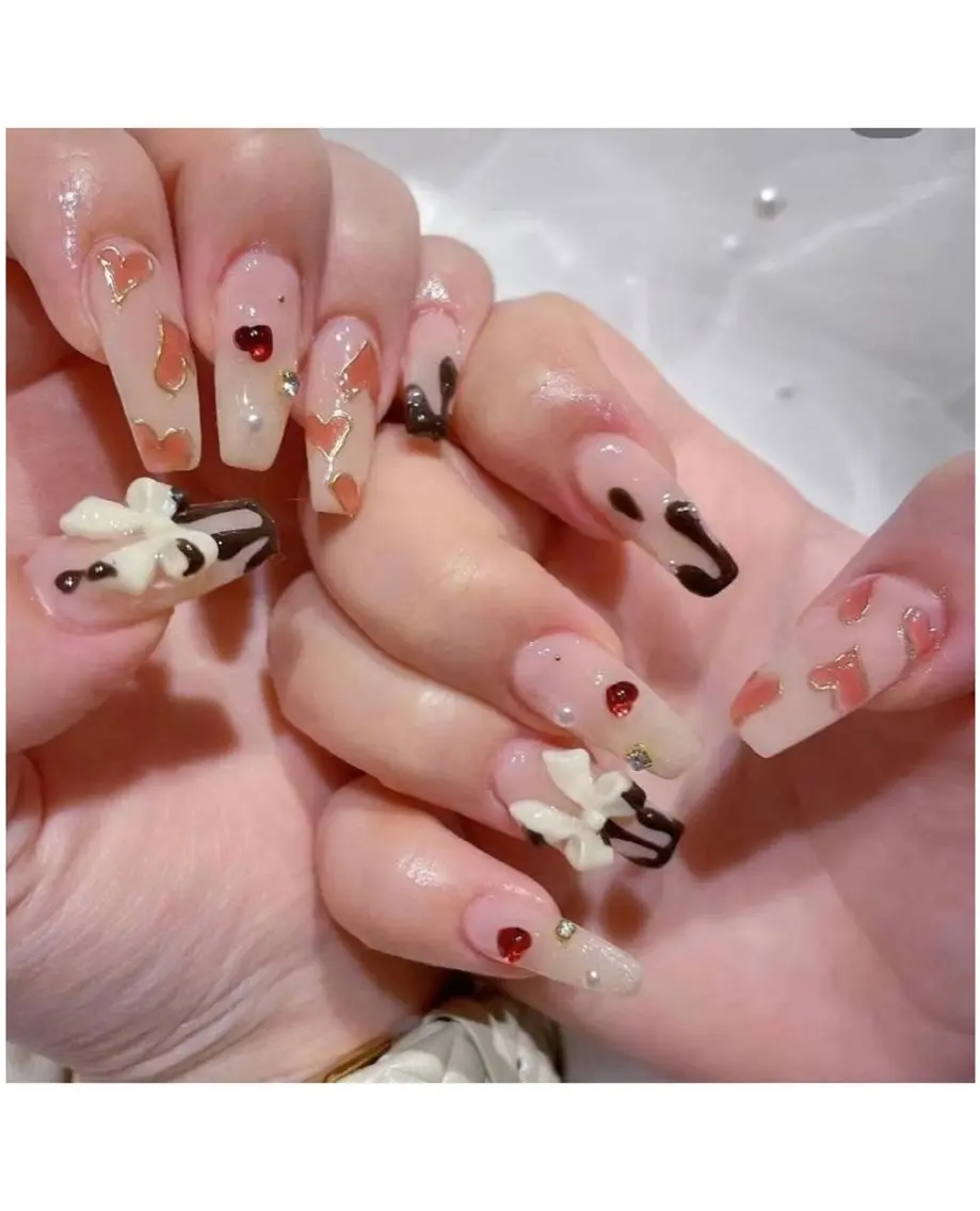 ネイル ハンドネイル OCEAN nail パラジェル　取扱い店のネイルデザイン
