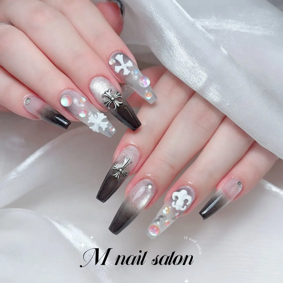 ネイル ハンドネイル M🌷nail 長さだし専門店のネイルデザイン