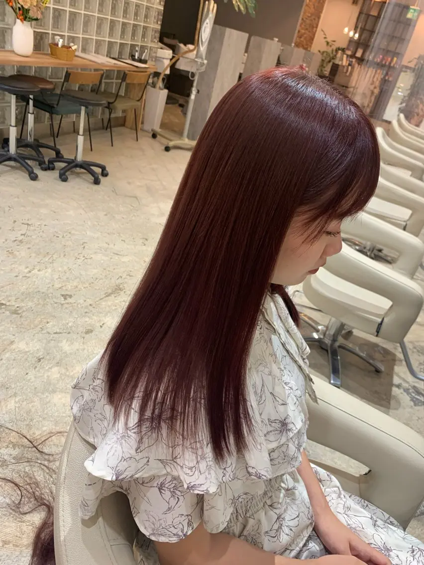 セミロング 安藤 舜のヘアスタイル