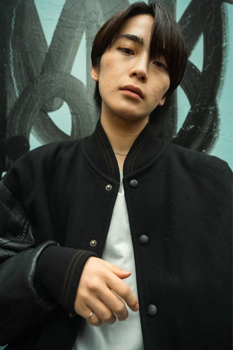men's 毛流れパーマ × カットの写真