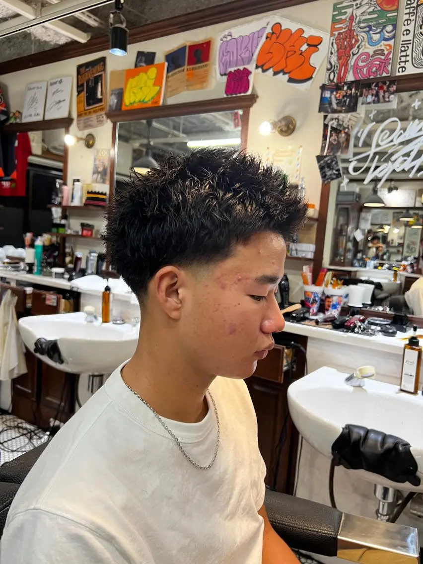 ショート メンズ 虎 太郎のヘアスタイル