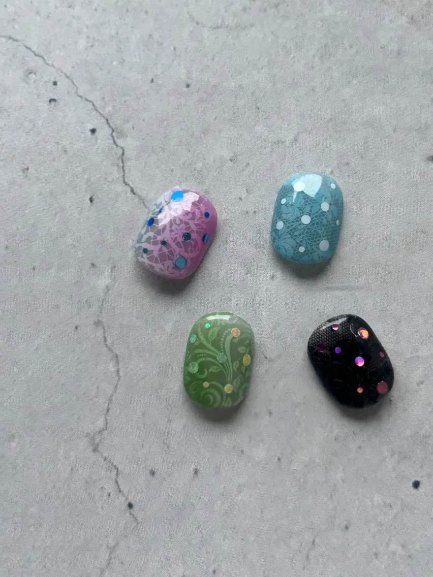 ネイル ドット レース nail Cocoquineのネイルデザイン