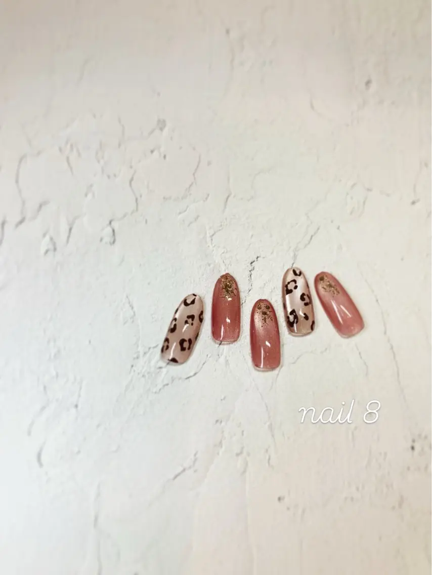 ネイル アニマル柄 nail 8のネイルデザイン