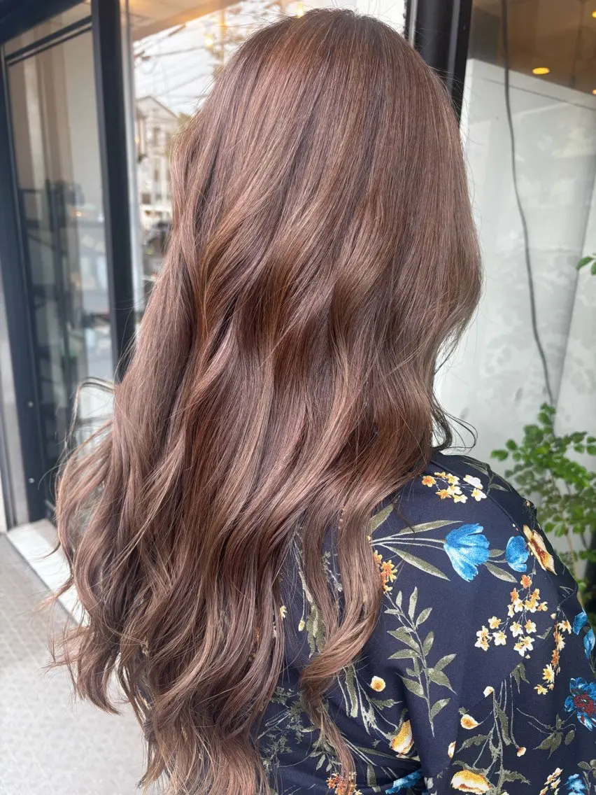 カラー ヘアカラー 白澤 流輝のヘアスタイル