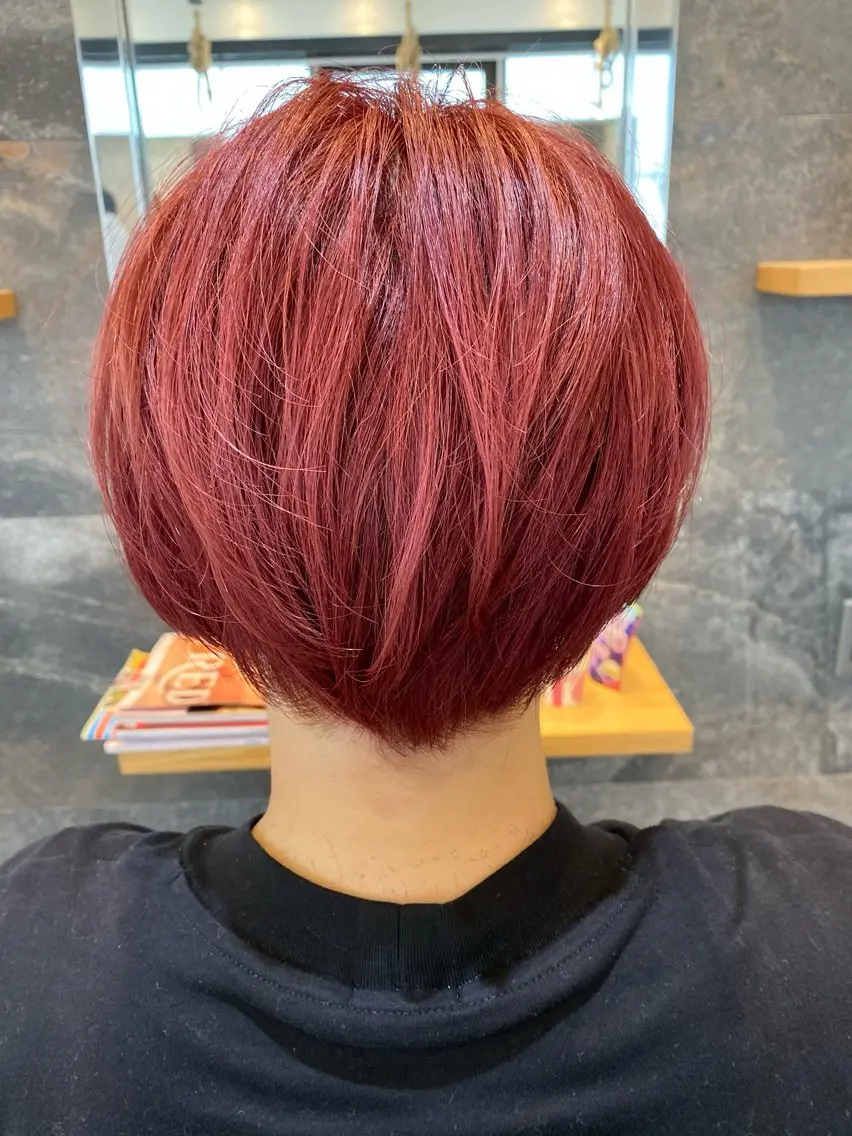 ショート カラー 塚本 昂のヘアスタイル