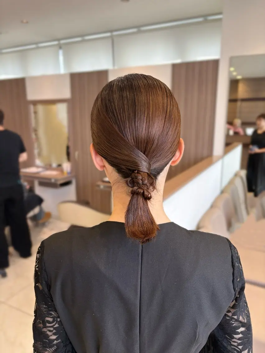 ミディアム ボブ ヘアセット 🎀韓国レイヤー／ 髪質改善🎀きらら‎のヘアスタイル