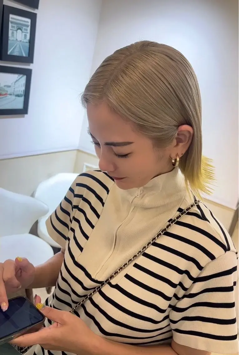 ショート カラー カット ヘアカラー トリートメント レイヤー×艶髪特化 マネージャー安藤光司のヘアスタイル