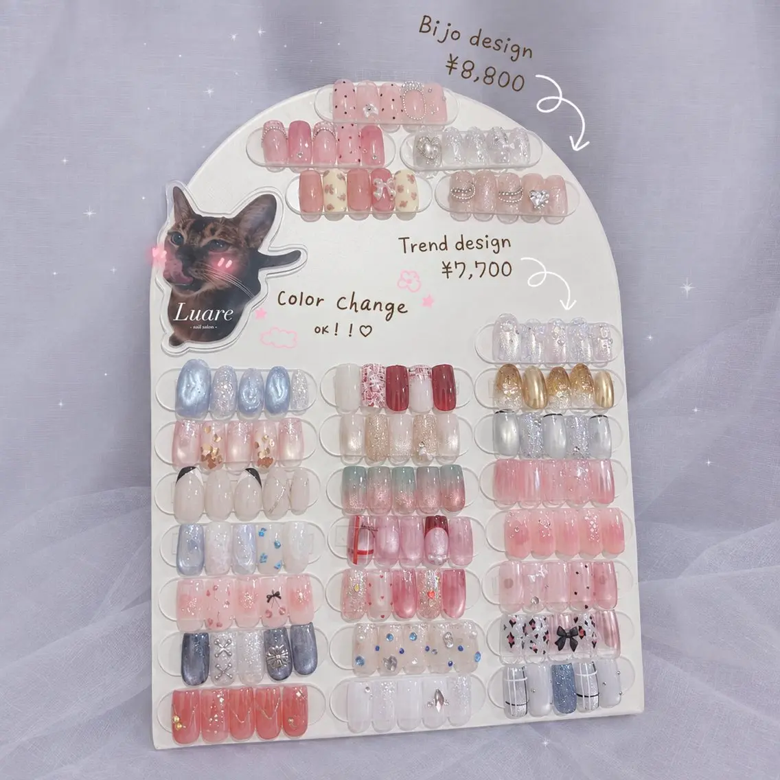 ネイル ハンドネイル NailSalon Luare 大阪本町のネイルデザイン