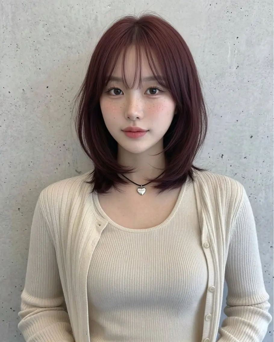 ミディアム 宝塚南口徒歩2分 ルイスのヘアスタイル