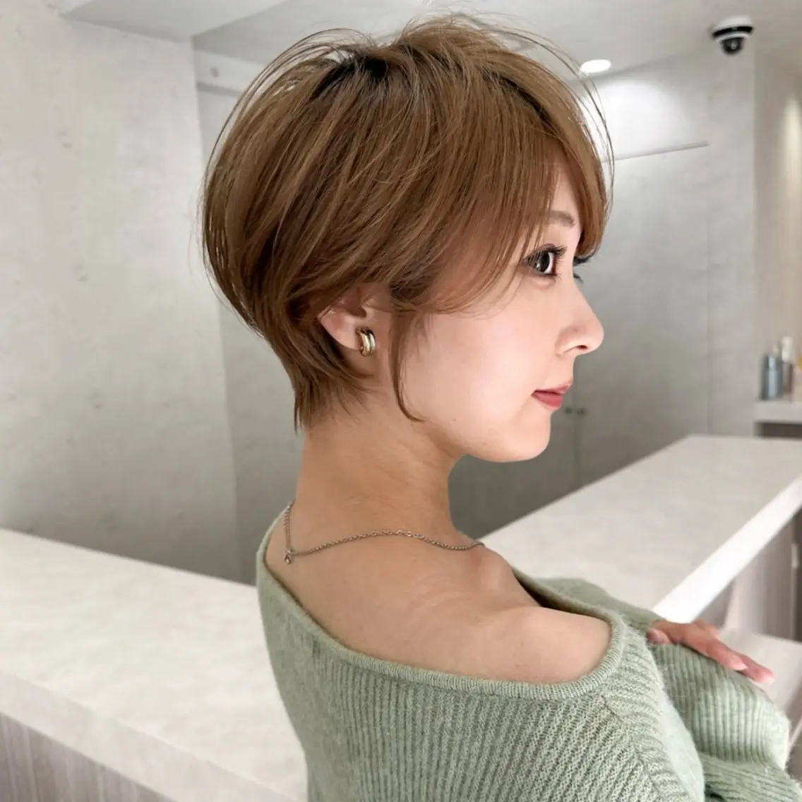 ショート 艶カラー/ヘアセット 着付け　ふうか　渋谷のヘアスタイル