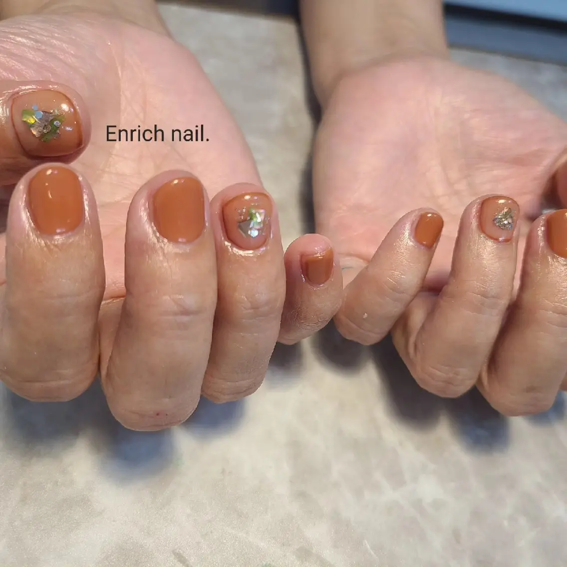 ネイル オフィスネイル ハンドネイル Enrichnail エンリッチネイルのネイルデザイン