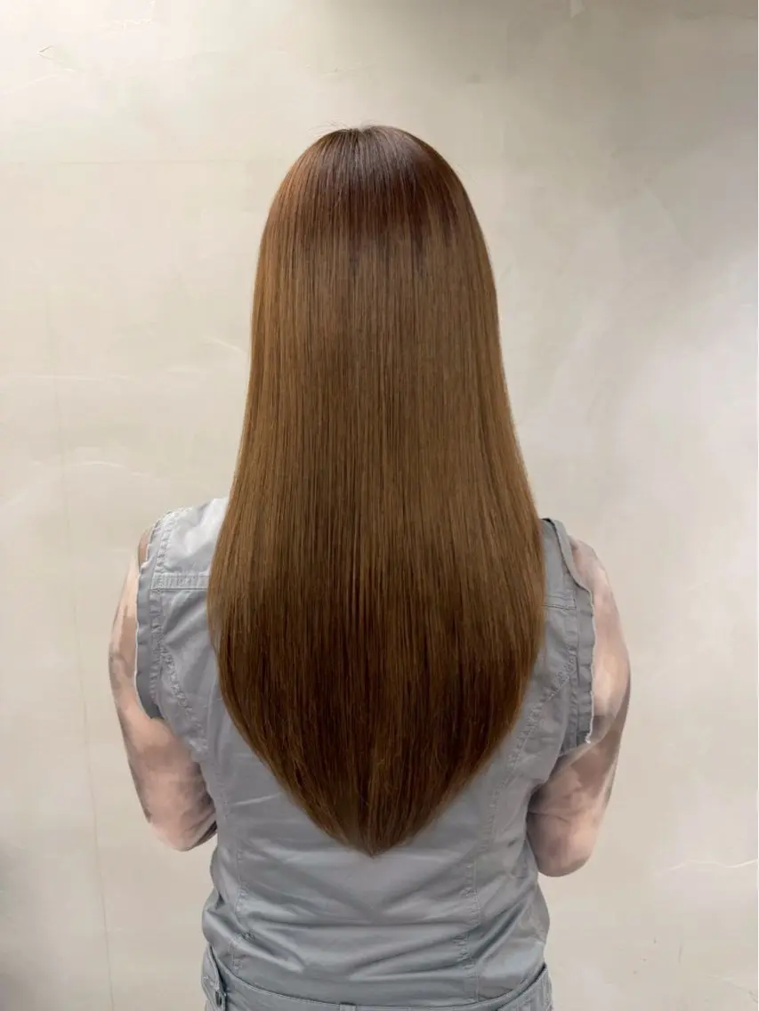 ロング カット ヘアカラー トリートメント 似合うヘアスタイルに ✨帆斗✨のヘアスタイル