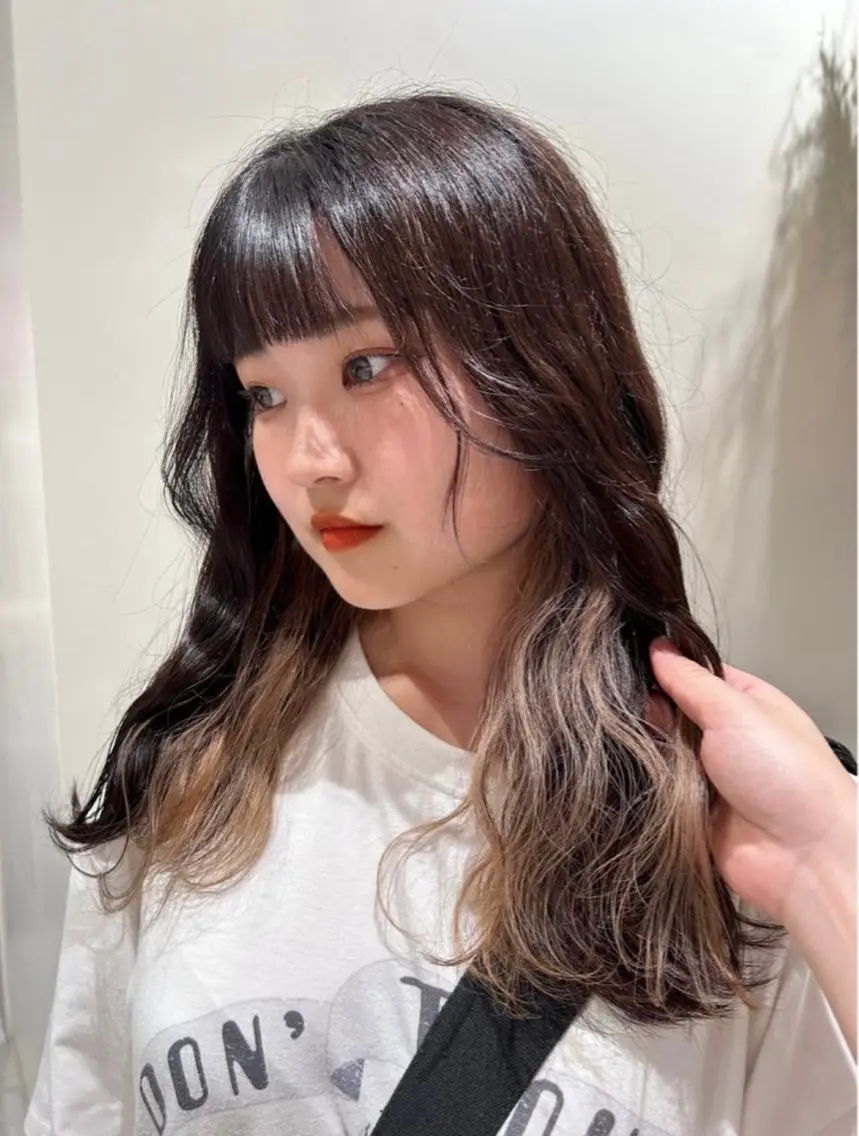 ロング ヘアカラー hair&eye🎀 /momoKaのヘアスタイル