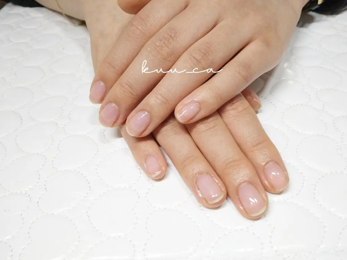 ネイル クリアネイル nailsalon Natuのネイルデザイン