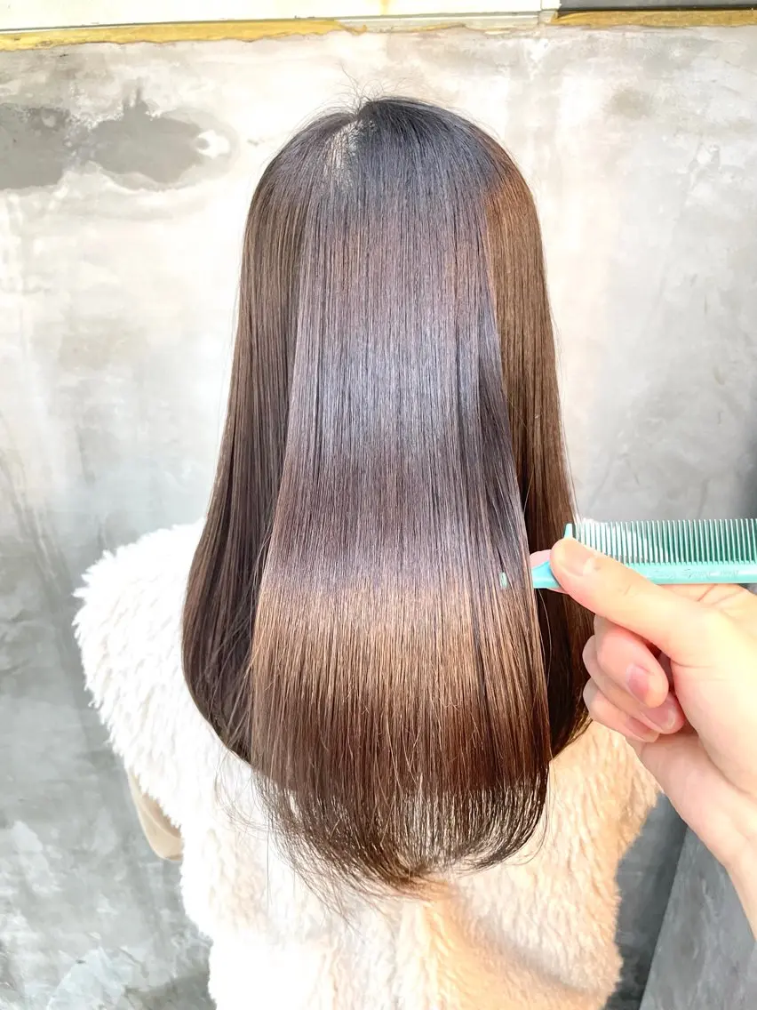 【新規限定】乾かしただけでまとまる美髪矯正＋ケアTR※ロング料金ありの写真
