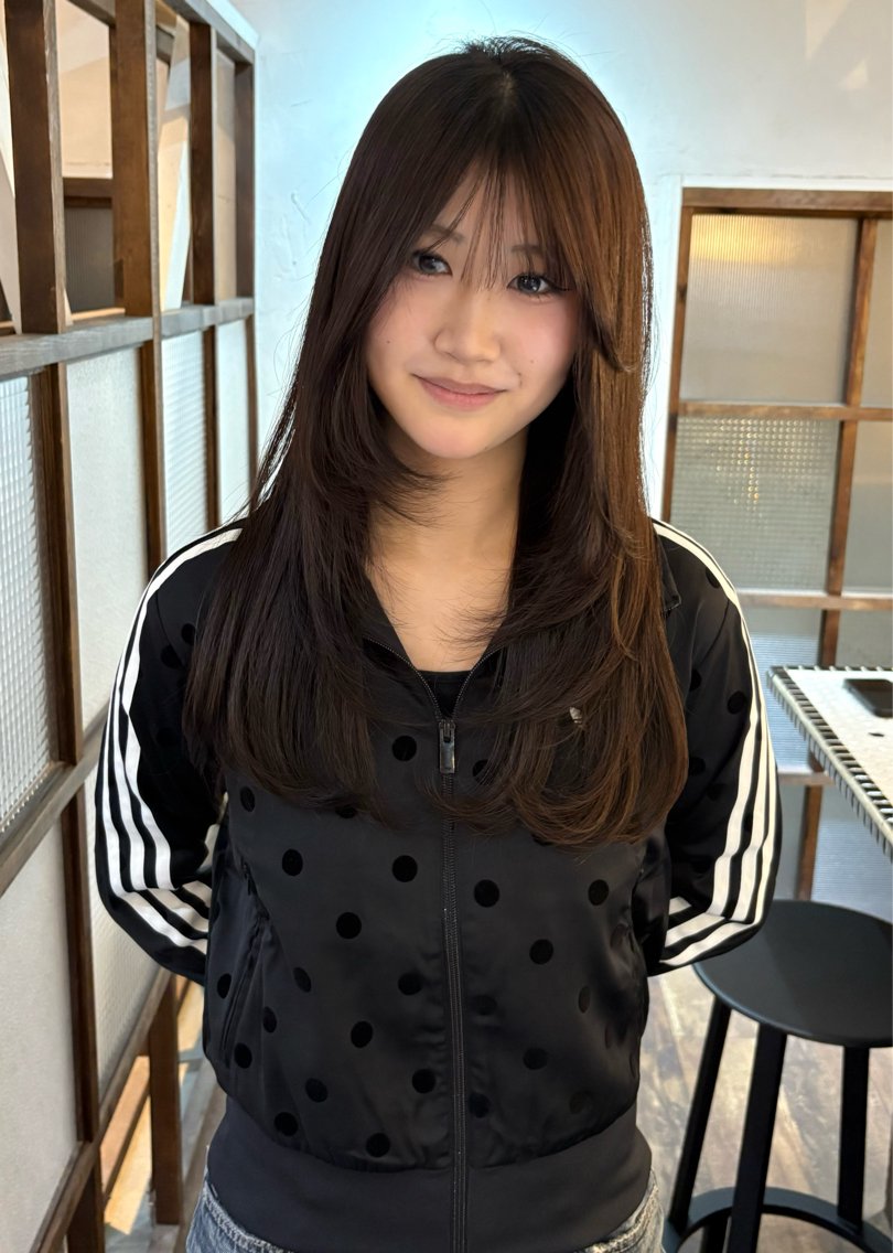 ロング Miyazaki Minoriのヘアスタイル
