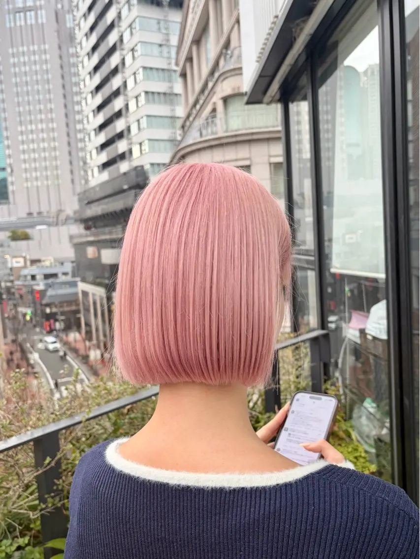 【人気No.1】デザインカット＋ダブルカラー🫧（ブリーチ1回＋オンカラー）の写真