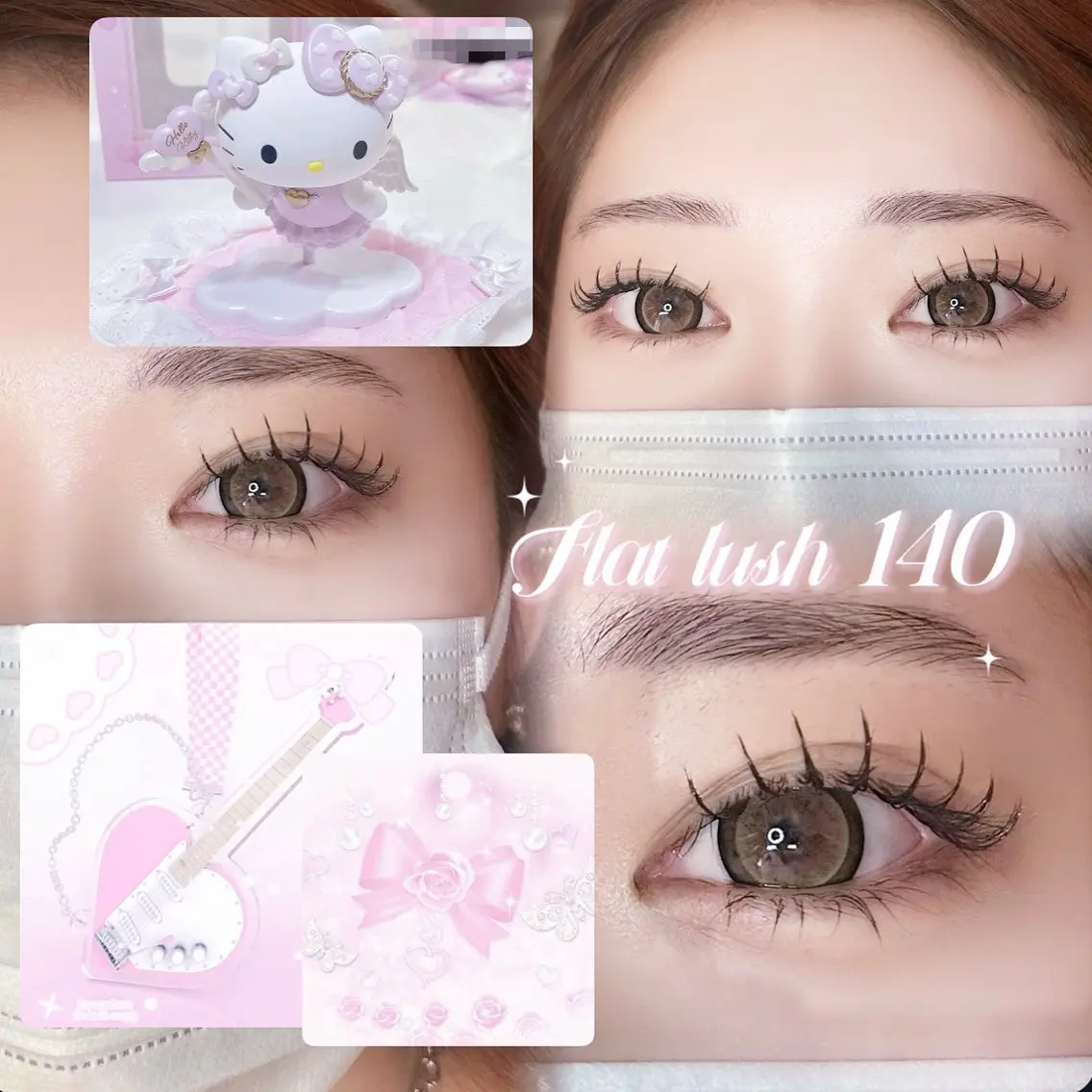 マツエク・マツパ マツエク 。ꕤ°₊sakura 束感まつ毛⊹𓈒✿のマツエク・マツパデザイン