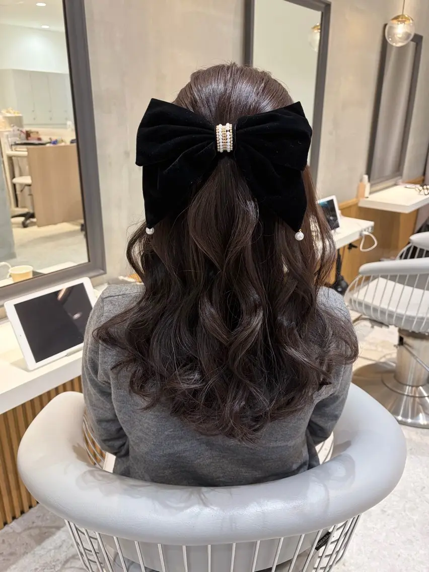 セミロング カラー ヘアアレンジ カット ヘアカラー トリートメント レイヤー/透明感 赤み消し/はるかのヘアスタイル