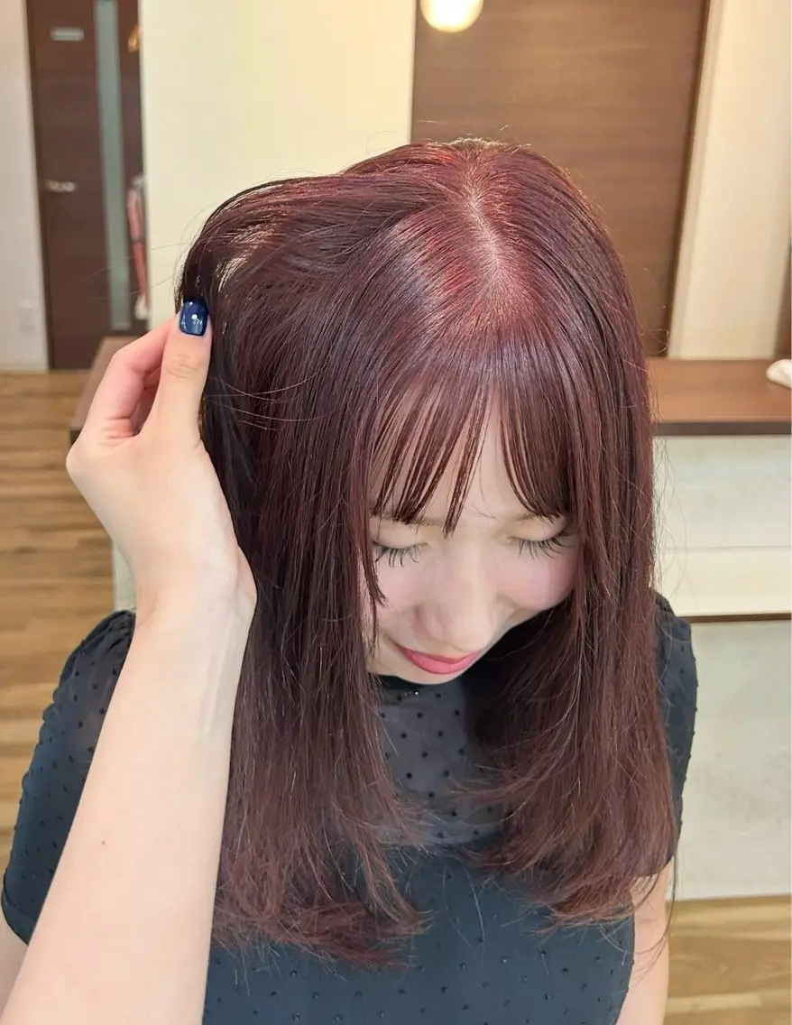 ロング ヘアカラー Hanon 掛水　美桜のヘアスタイル