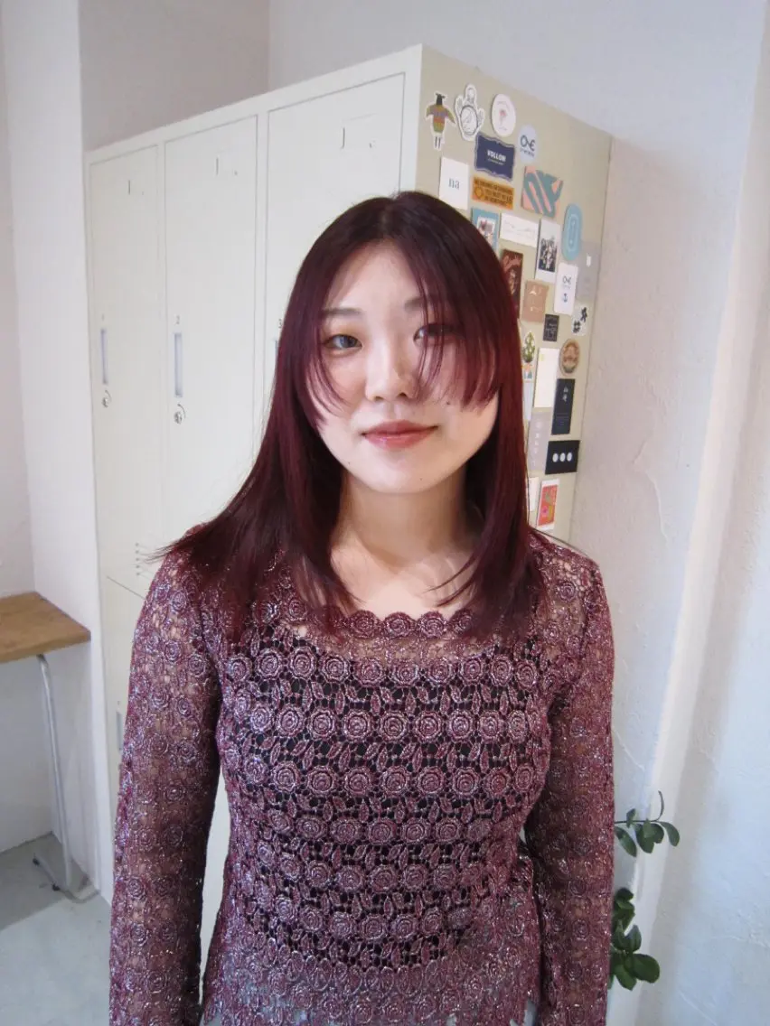 ミディアム カラー ブラウンカラー レッドカラー カット 🌷似合わせカラー 🌷/岡崎/アイ🐰のヘアスタイル