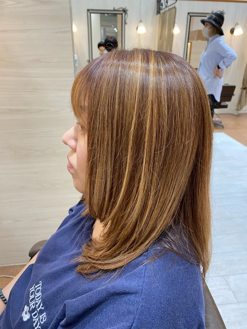 ショート 顔周りカット レイヤーカット 大川 真奈のヘアスタイル