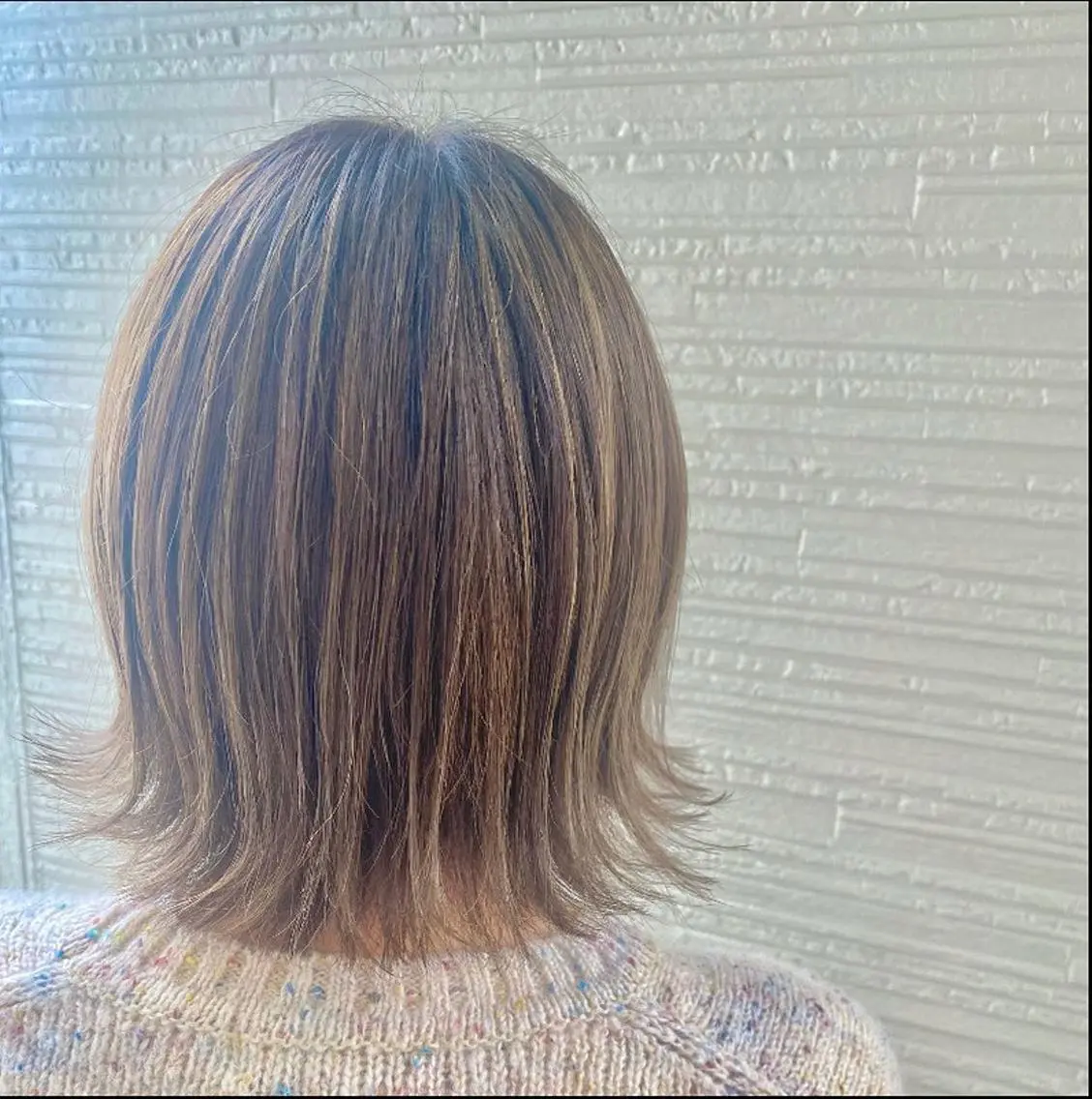 セミロング 加藤 実穂のヘアスタイル