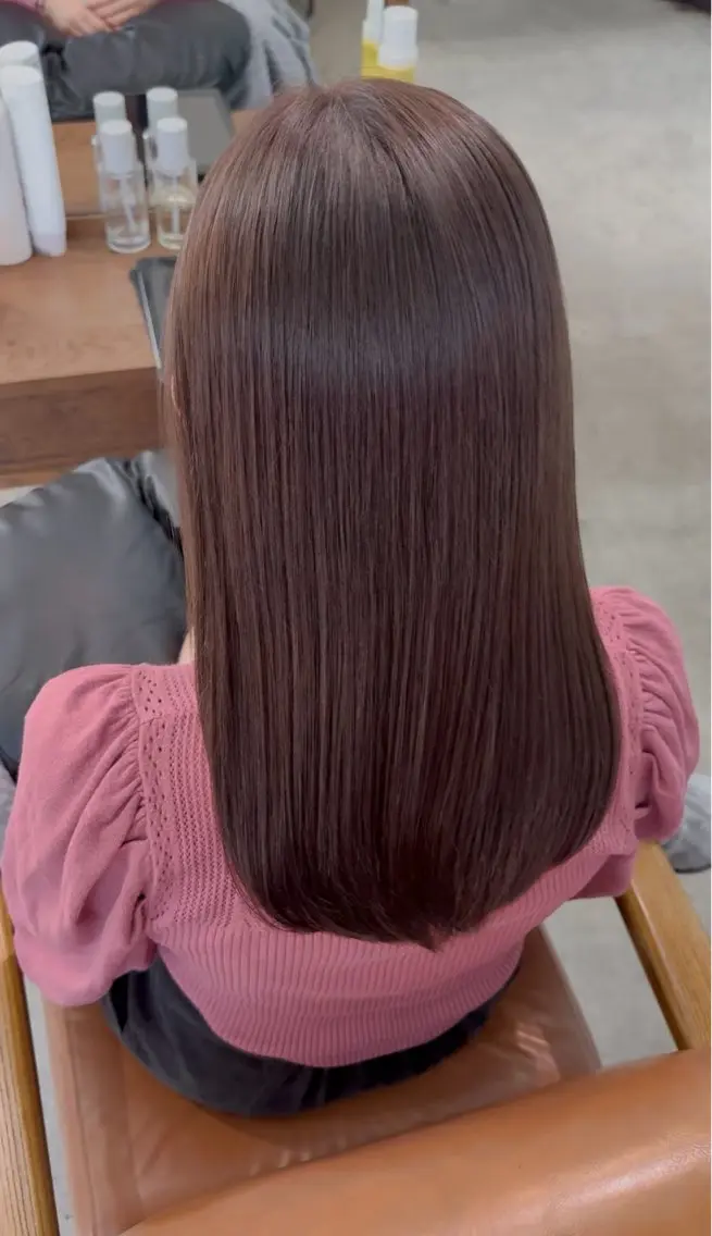 ミディアム カット ヘアカラー トリートメント SONO 【一宮】のヘアスタイル