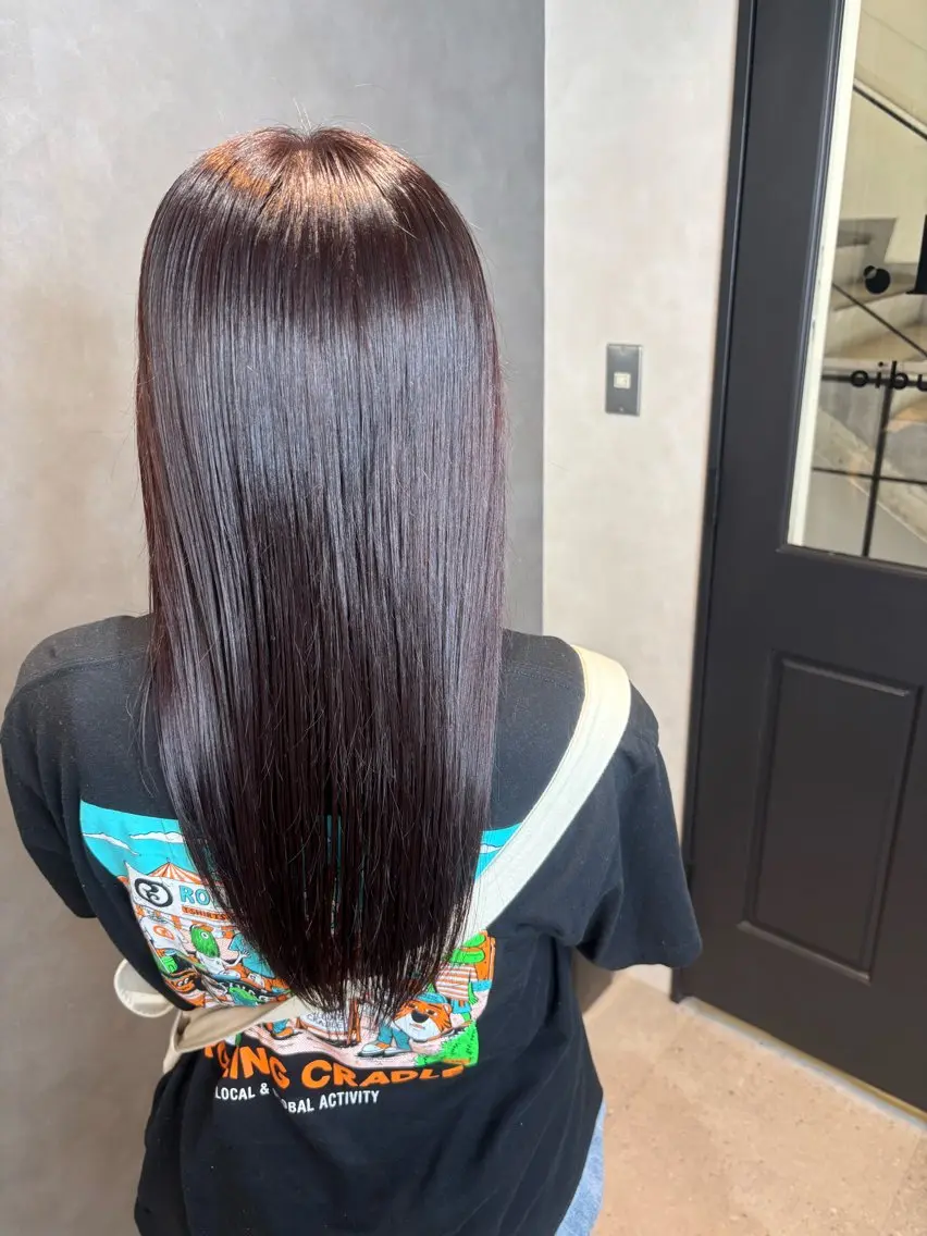 カラー レッドカラー 🦁REO /仙台/艶カラー🦁のヘアスタイル