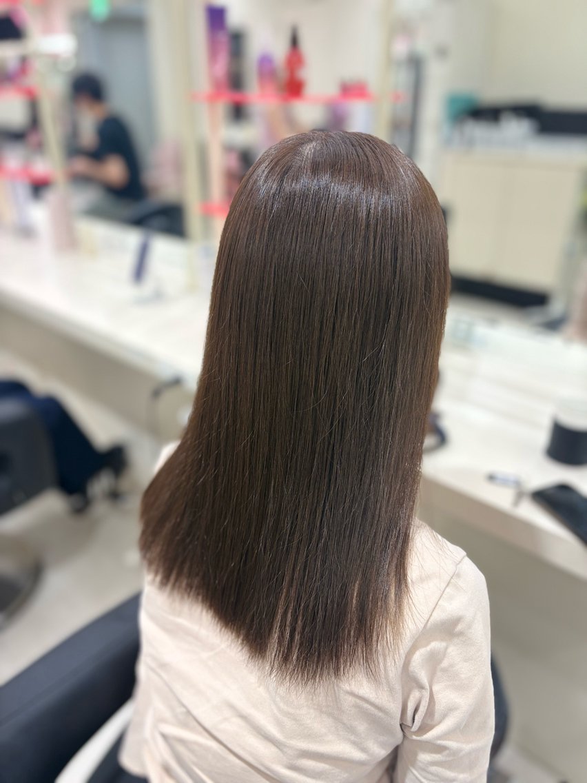 セミロング カラー カット ヘアカラー トリートメント 💕мei 透明感カラー💕のヘアスタイル