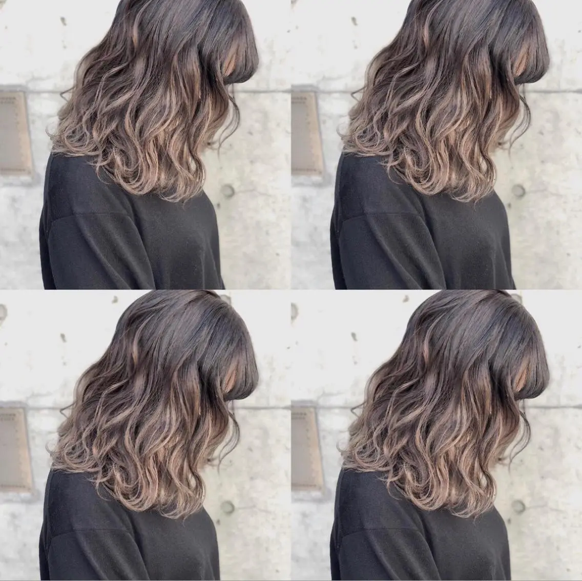 ミディアム カラー ヘアアレンジ グラデーションカラー メンズスタイル ly本厚木のヘアスタイル