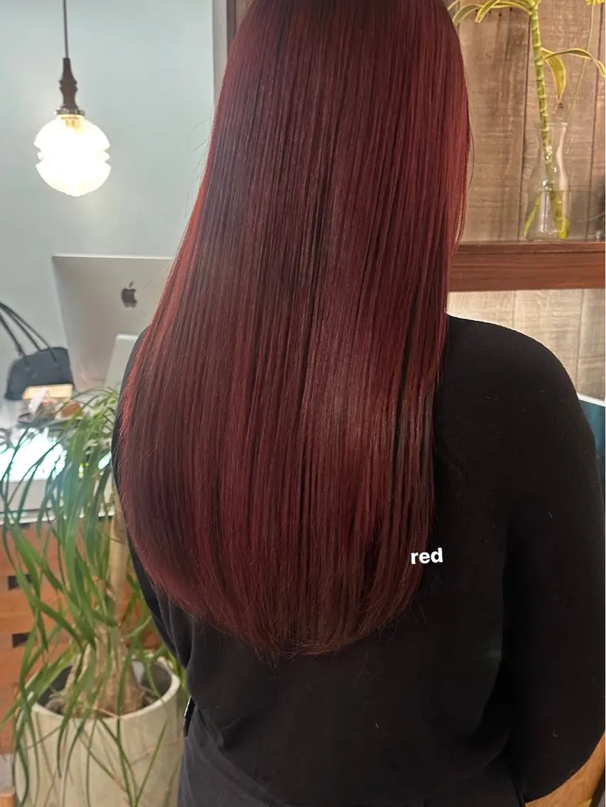 ロング カラー ヘアカラー トリートメント 暖色カラー/レイヤー 🌙 オノユリカのヘアスタイル