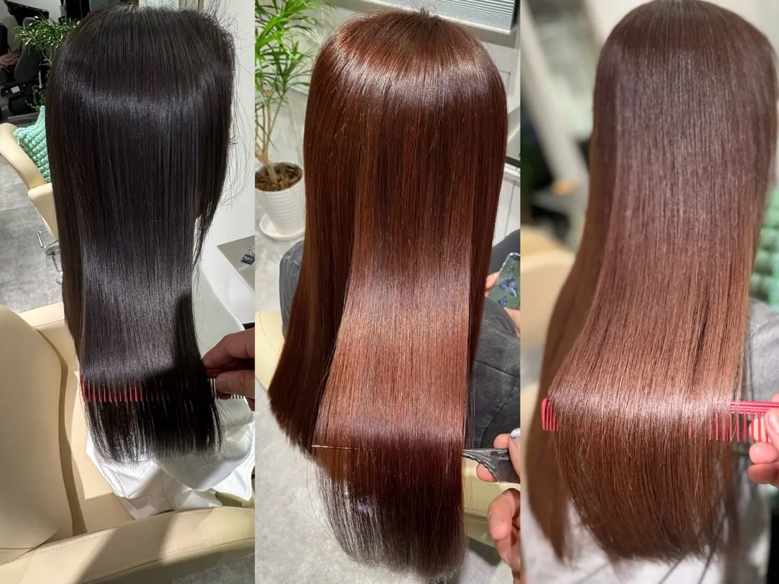 ロング カラー 髪質改善 レイヤーカット カット ヘアカラー トリートメント 夜23時まで予約🉑 reverieあきらのヘアスタイル