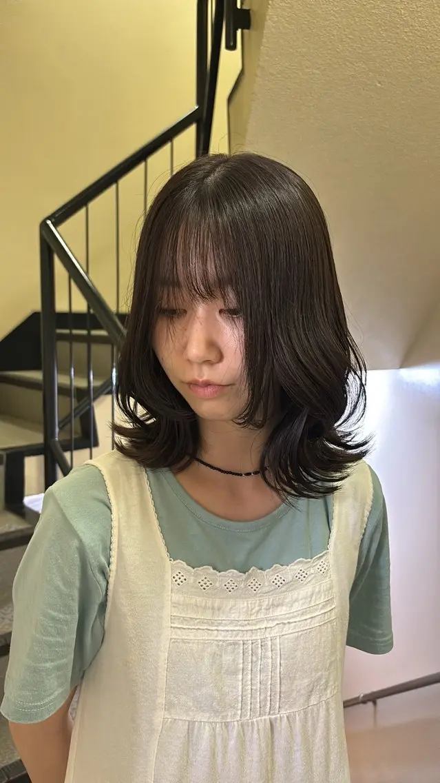 ミディアム ヘアカラー suii. りゅーとのヘアスタイル