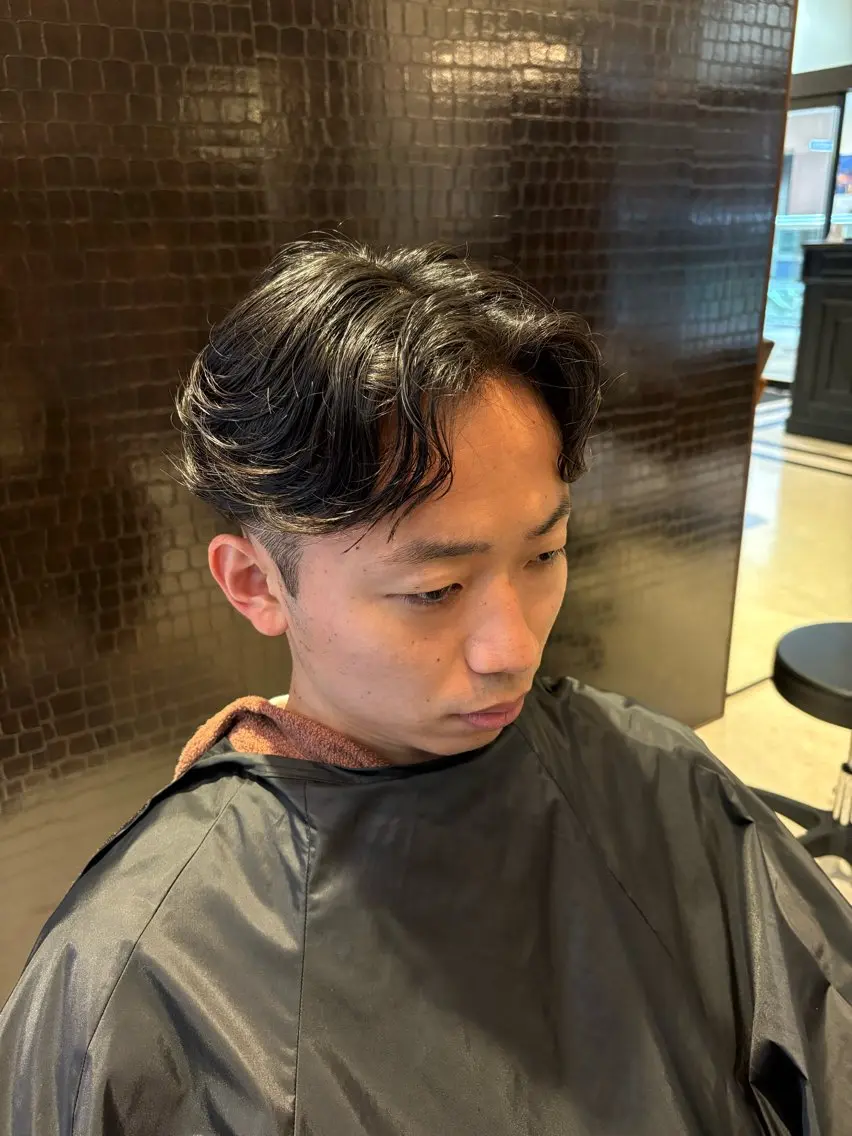 パーマ メンズ カット パーマ 清水 men'sパーマ特化のヘアスタイル