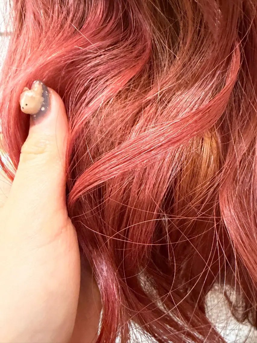 セミロング ヘアカラー ユウヒ <レイヤー·パーマ>のヘアスタイル