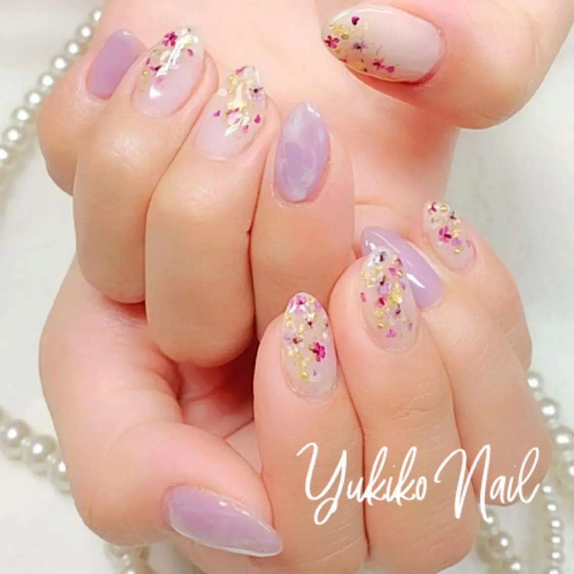 ネイル ニュアンスネイル ハンドネイル ユキコ ネイルのネイルデザイン