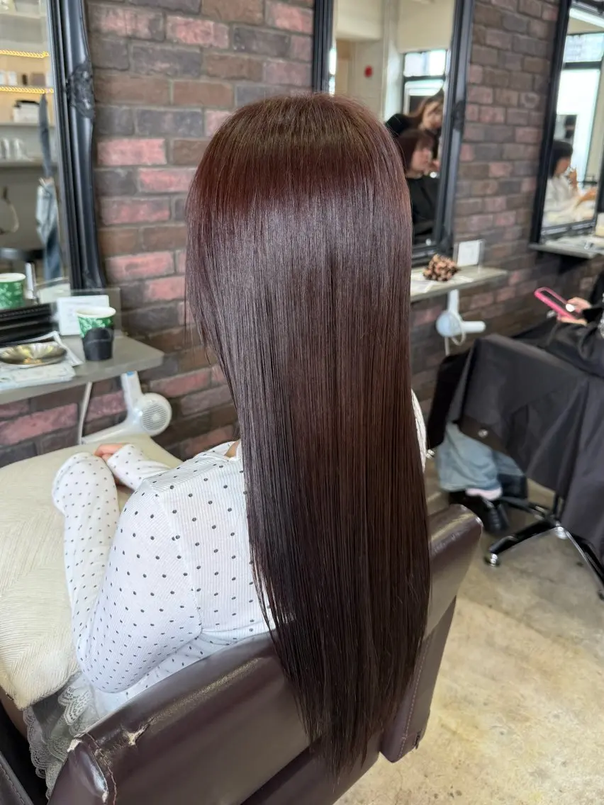 カラー 透明感カラー yuiのヘアスタイル