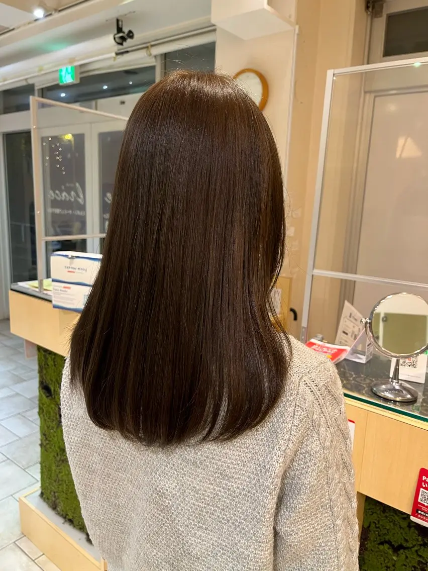 オーガニックカラー+3stepトリートメントの写真