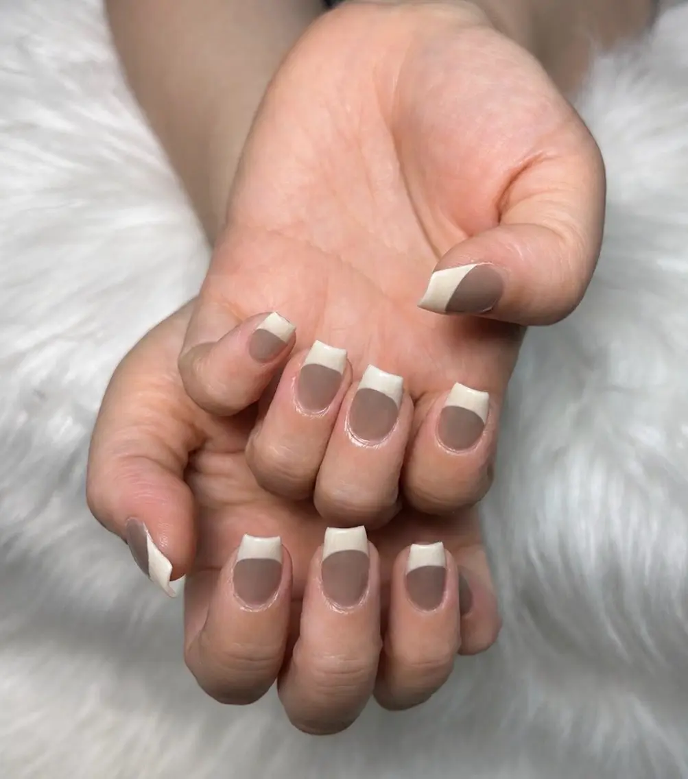 ネイル ジェルネイル 持ち込み ワンカラーネイル スカルプネイル xinh nailsのネイルデザイン