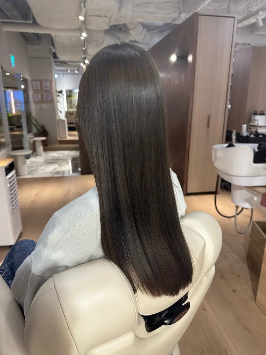 ロング 髪質改善 ヘアカラー freera shunのヘアスタイル