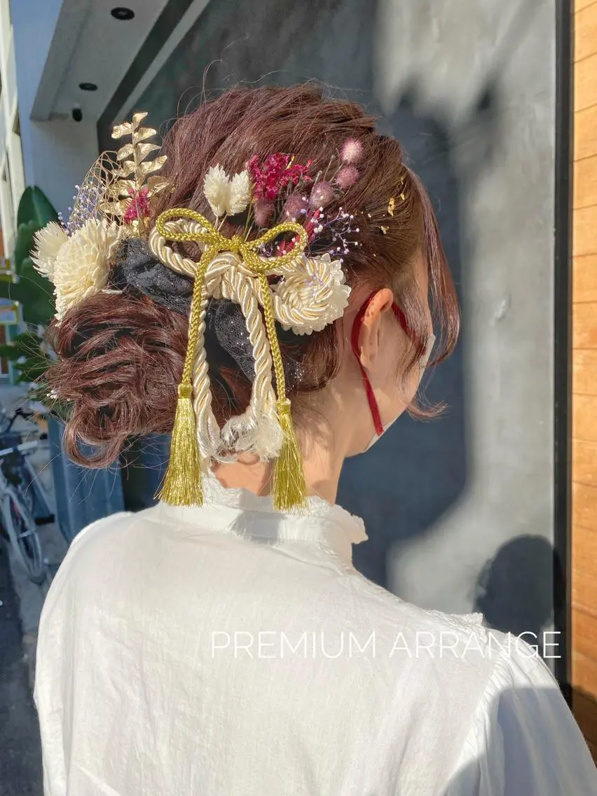 式ヘアセット🎀👘の写真