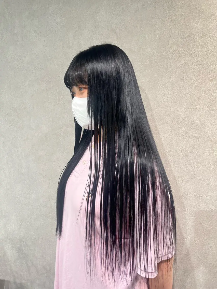 ロング カラー トリートメント レイヤー/艶カラー/ KIHO🥥︎のヘアスタイル