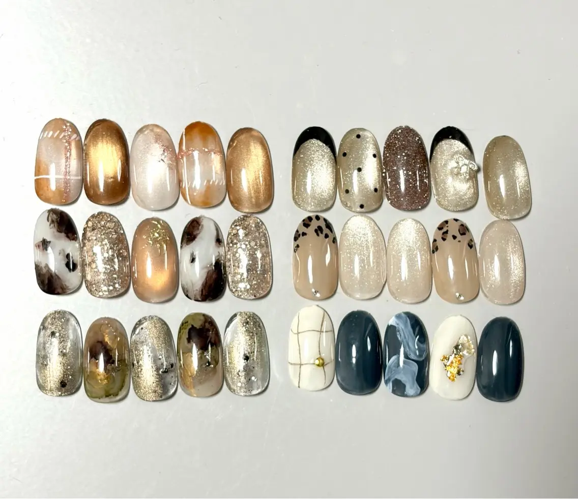 ネイル アートネイル 春ネイル ハンドネイル RISA joie nailのネイルデザイン
