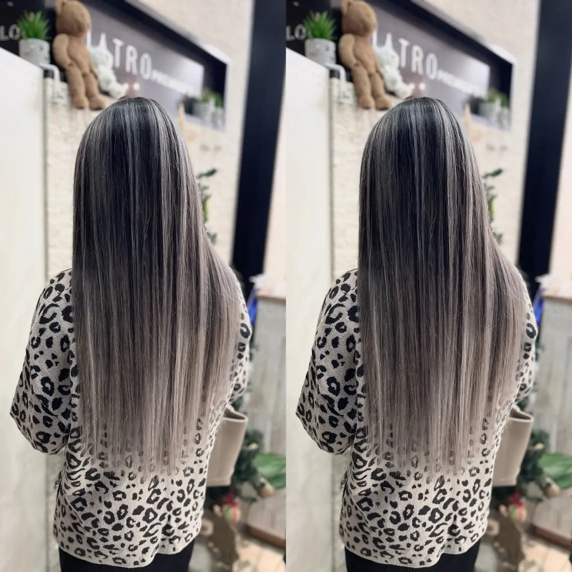 ロング カット ヘアカラー Y Uのヘアスタイル